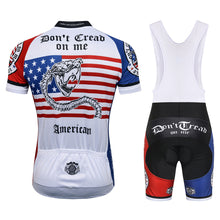 Cargar imagen en el visor de la galería, Thriller Rider Sports Ropa de Bicicleta Hombre Ciclismo Maillots y Culotte Corto con Tirantes Traje(Don't Cread on Me)