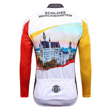 Carica l'immagine nel visualizzatore di Gallery, Thriller Rider Sports Abbigliamento per Biciclette Uomo Ciclismo Maglie Manica Lunga(Schoss Neuschwanstein)