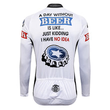 Lade das Bild in den Galerie-Viewer, Thriller Rider Sports Fahrradbekleidung Herren Fahrradtrikots Radtrikots Langärmlig(Beer Cap)