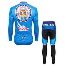 Charger l'image dans la galerie, Thriller Rider Sports Vêtements de Vélo Homme Cyclisme Maillots Longue + Pantalon longue Combinaison(Indian)