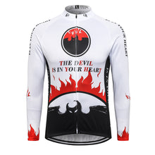 Cargar imagen en el visor de la galería, Thriller Rider Sports Ropa de Bicicleta Hombre Ciclismo Maillots Manga Larga(The Devil is in Your Heart)