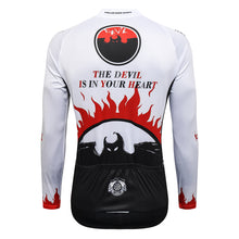 Cargar imagen en el visor de la galería, Thriller Rider Sports Ropa de Bicicleta Hombre Ciclismo Maillots Manga Larga(The Devil is in Your Heart)