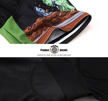 Cargar imagen en el visor de la galería, Thriller Rider Sports Ropa de Bicicleta Hombre Ciclismo Maillots y Culotte Corto con Tirantes Traje(Hey Guys! Put on Your Helmet!)