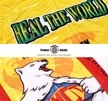 Cargar imagen en el visor de la galería, Thriller Rider Sports Ropa de Bicicleta Hombre Ciclismo Maillots Manga Corta(Heal The World)