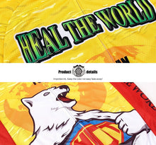 画像をギャラリービューアに読み込む, Thriller Rider Sports 自転車の服 メンズ サイクルジ長袖 + ズボン 組み合わせ(Heal The World)