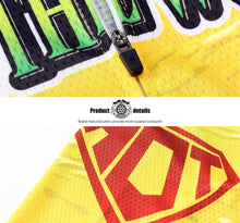 Lade das Bild in den Galerie-Viewer, Thriller Rider Sports Fahrradbekleidung Herren Fahrradtrikots Radtrikots und Radhosen Anzug(Heal The World)