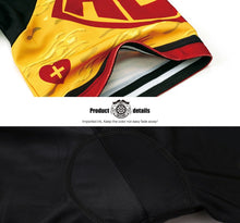 Cargar imagen en el visor de la galería, Thriller Rider Sports Ropa de Bicicleta Hombre Ciclismo Maillots y Culotte Corto con Tirantes Traje(Heal The World)