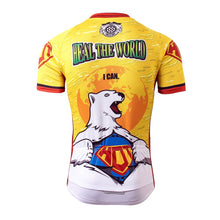 Cargar imagen en el visor de la galería, Thriller Rider Sports Ropa de Bicicleta Hombre Ciclismo Maillots Manga Corta(Heal The World)