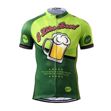 Carica l'immagine nel visualizzatore di Gallery, Thriller Rider Sports Abbigliamento per Biciclette Uomo Ciclismo Maglie Manica Corta(I Like Beer)