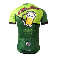 Carica l'immagine nel visualizzatore di Gallery, Thriller Rider Sports Abbigliamento per Biciclette Uomo Ciclismo Maglie Manica Corta(I Like Beer)