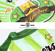 Carica l'immagine nel visualizzatore di Gallery, Thriller Rider Sports Abbigliamento per Biciclette Uomo Ciclismo Maglia e Pantaloni Lungo Combinazione(Cheer for Being)