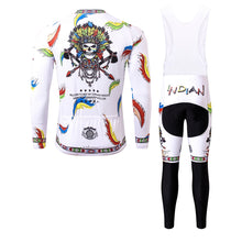 Load image into Gallery viewer, Thriller Rider Sports Bicycle Clothing Mens Cycling Jersey Long Sleeve and Bib Trousers Kit(Indian)