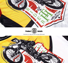 Cargar imagen en el visor de la galería, Thriller Rider Sports Ropa de Bicicleta Hombre Ciclismo Maillots y Culotte Corto con Tirantes Traje(Feel in Your Wheels)