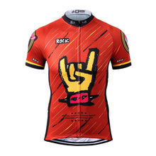 Cargar imagen en el visor de la galería, Thriller Rider Sports Ropa de Bicicleta Hombre Ciclismo Maillots Manga Corta(Rock)
