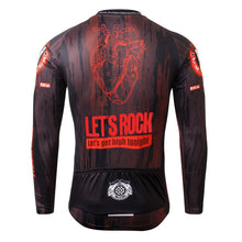 Cargar imagen en el visor de la galería, Thriller Rider Sports Ropa de Bicicleta Hombre Ciclismo Maillots Manga Larga(Let's Rock)