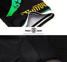 Carica l'immagine nel visualizzatore di Gallery, Thriller Rider Sports Abbigliamento per Biciclette Uomo Ciclismo Maglie e Pantaloncini Combinazione(Ghost Castle)