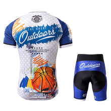 Load image into Gallery viewer, Thriller Rider Sports Bicycle Clothing Mens Cycling Jersey Short Sleeve and Shorts Kit(The Great Outdoor)