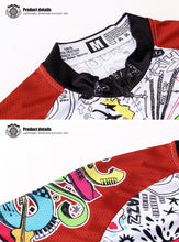 Load image into Gallery viewer, Thriller Rider Sports Bicycle Clothing Mens Cycling Jersey Short Sleeve and Shorts Kit(Love Music)