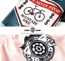 Lade das Bild in den Galerie-Viewer, Thriller Rider Sports Fahrradbekleidung Herren Fahrradtrikots Radtrikots und Trägerhose Anzug(Mountian Bike Bicycle Club)