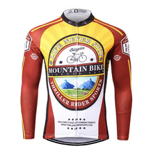 Carica l'immagine nel visualizzatore di Gallery, Thriller Rider Sports Abbigliamento per Biciclette Uomo Ciclismo Maglie Manica Lunga(Mountian Bike Bicycle Club)