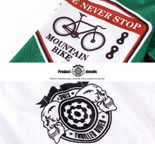 Cargar imagen en el visor de la galería, Thriller Rider Sports Ropa de Bicicleta Hombre Ciclismo Maillots Manga Corta(Mountian Bike Bicycle Club)