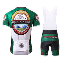 Lade das Bild in den Galerie-Viewer, Thriller Rider Sports Fahrradbekleidung Herren Fahrradtrikots Radtrikots und Trägerhose Anzug(Mountian Bike Bicycle Club)