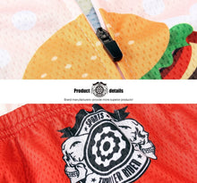 Cargar imagen en el visor de la galería, Thriller Rider Sports Ropa de Bicicleta Hombre Ciclismo Maillots y Culotte Largo Traje(The Burgers)