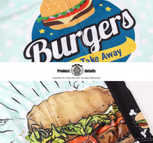 Cargar imagen en el visor de la galería, Thriller Rider Sports Ropa de Bicicleta Hombre Ciclismo Maillots Manga Corta(The Burgers)