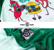 Cargar imagen en el visor de la galería, Thriller Rider Sports Ropa de Bicicleta Hombre Ciclismo Chaquetas y Culotte Largo Invierno/Térmico Traje(The Burgers)