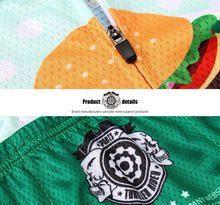 Cargar imagen en el visor de la galería, Thriller Rider Sports Ropa de Bicicleta Hombre Ciclismo Maillots Manga Corta(The Burgers)
