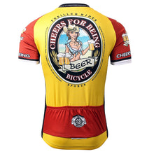 Lade das Bild in den Galerie-Viewer, Thriller Rider Sports Fahrradbekleidung Herren Fahrradtrikots Radtrikots Kurzärmlig(Cheer for Being)