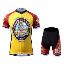 Load image into Gallery viewer, Thriller Rider Sports Bicycle Clothing Mens Cycling Jersey Short Sleeve and Shorts Kit(Cheer for Being)