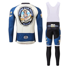 Load image into Gallery viewer, Thriller Rider Sports Bicycle Clothing Mens Cycling Jersey Long Sleeve and Bib Trousers Kit(Cheer for Being)