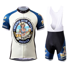 Cargar imagen en el visor de la galería, Thriller Rider Sports Ropa de Bicicleta Hombre Ciclismo Maillots y Culotte Corto con Tirantes Traje(Cheer for Being)