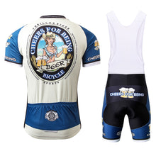Cargar imagen en el visor de la galería, Thriller Rider Sports Ropa de Bicicleta Hombre Ciclismo Maillots y Culotte Corto con Tirantes Traje(Cheer for Being)