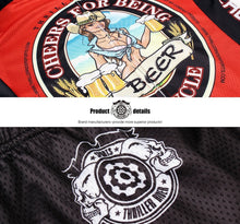Cargar imagen en el visor de la galería, Thriller Rider Sports Ropa de Bicicleta Hombre Ciclismo Maillots y Culotte Corto con Tirantes Traje(Cheer for Being)