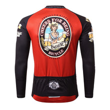 Load image into Gallery viewer, Thriller Rider Sports Bicycle Clothing Mens Cycling Jersey Long Sleeve(Cheer for Being)