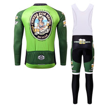Load image into Gallery viewer, Thriller Rider Sports Bicycle Clothing Mens Cycling Jersey Long Sleeve and Bib Trousers Kit(Cheer for Being)