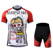 Load image into Gallery viewer, Thriller Rider Sports Bicycle Clothing Mens Cycling Jersey Short Sleeve and Shorts Kit(Manipulated)