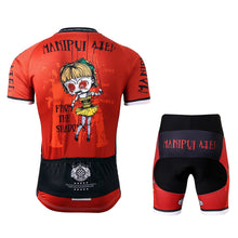 Load image into Gallery viewer, Thriller Rider Sports Bicycle Clothing Mens Cycling Jersey Short Sleeve and Shorts Kit(Manipulated)