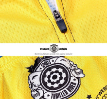 Lade das Bild in den Galerie-Viewer, Thriller Rider Sports Fahrradbekleidung Herren Fahrradtrikots Radtrikots und Lange Trägerhose Anzug(Everything Will Be OK)