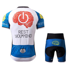 Cargar imagen en el visor de la galería, Thriller Rider Sports Ropa de Bicicleta Hombre Ciclismo Maillots y Culottes Traje(Rest Your Mind)