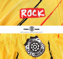 Carica l'immagine nel visualizzatore di Gallery, Thriller Rider Sports Abbigliamento per Biciclette Uomo Ciclismo Maglie e Pantaloncino con Bretelle Combinazione(Rock)