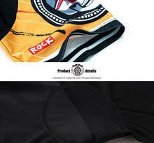 Carica l'immagine nel visualizzatore di Gallery, Thriller Rider Sports Abbigliamento per Biciclette Uomo Ciclismo Maglie e Pantaloncino con Bretelle Combinazione(Rock)