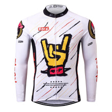Cargar imagen en el visor de la galería, Thriller Rider Sports Ropa de Bicicleta Hombre Ciclismo Maillots Manga Larga(Rock)