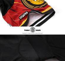 Carica l'immagine nel visualizzatore di Gallery, Thriller Rider Sports Abbigliamento per Biciclette Uomo Ciclismo Maglie e Pantaloncini Combinazione(Bastard)