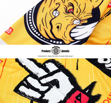 Carica l'immagine nel visualizzatore di Gallery, Thriller Rider Sports Abbigliamento per Biciclette Uomo Ciclismo Maglie e Pantaloncini Combinazione(Bastard)