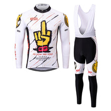 Load image into Gallery viewer, Thriller Rider Sports Bicycle Clothing Mens Cycling Jersey Long Sleeve and Bib Trousers Kit(Bastard)