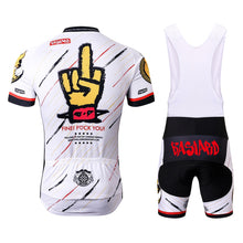 Lade das Bild in den Galerie-Viewer, Thriller Rider Sports Fahrradbekleidung Herren Fahrradtrikots Radtrikots und Trägerhose Anzug(Bastard)