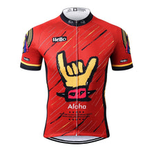 Cargar imagen en el visor de la galería, Thriller Rider Sports Ropa de Bicicleta Hombre Ciclismo Maillots Manga Corta(Aloha)
